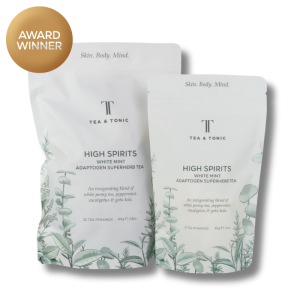 High Spirits White Mint Teabag Sml & Lge Pouch Pack Shot