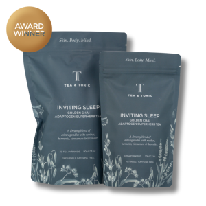Inviting Sleep Golden Chai Teabags Sml + Lge Pack Shot Lead Image