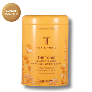 The Tonic Ginger Turmeric Loose Tea Tin Pack Shot